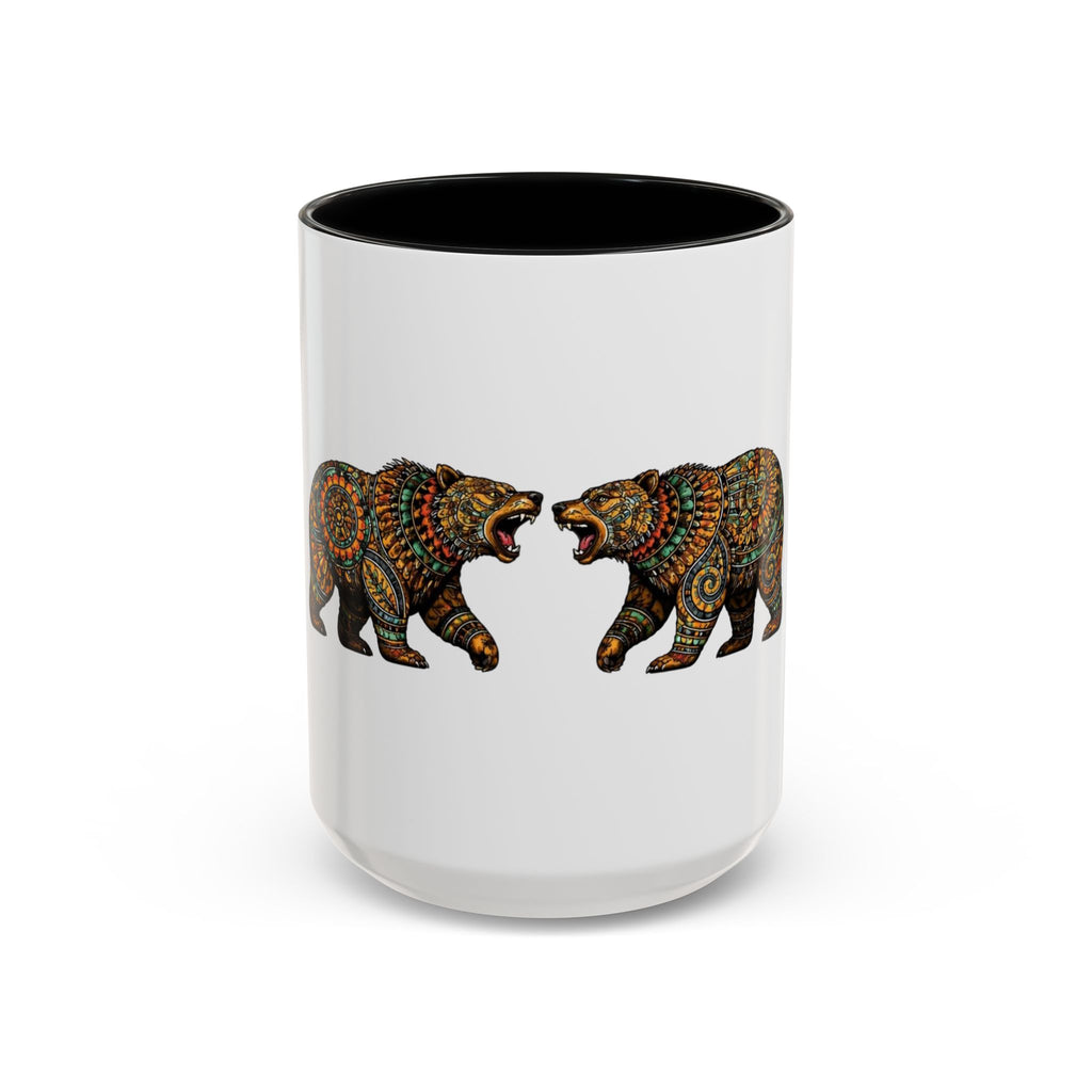 Aztec Bear Accent Coffee Mug – Jumbo 15oz