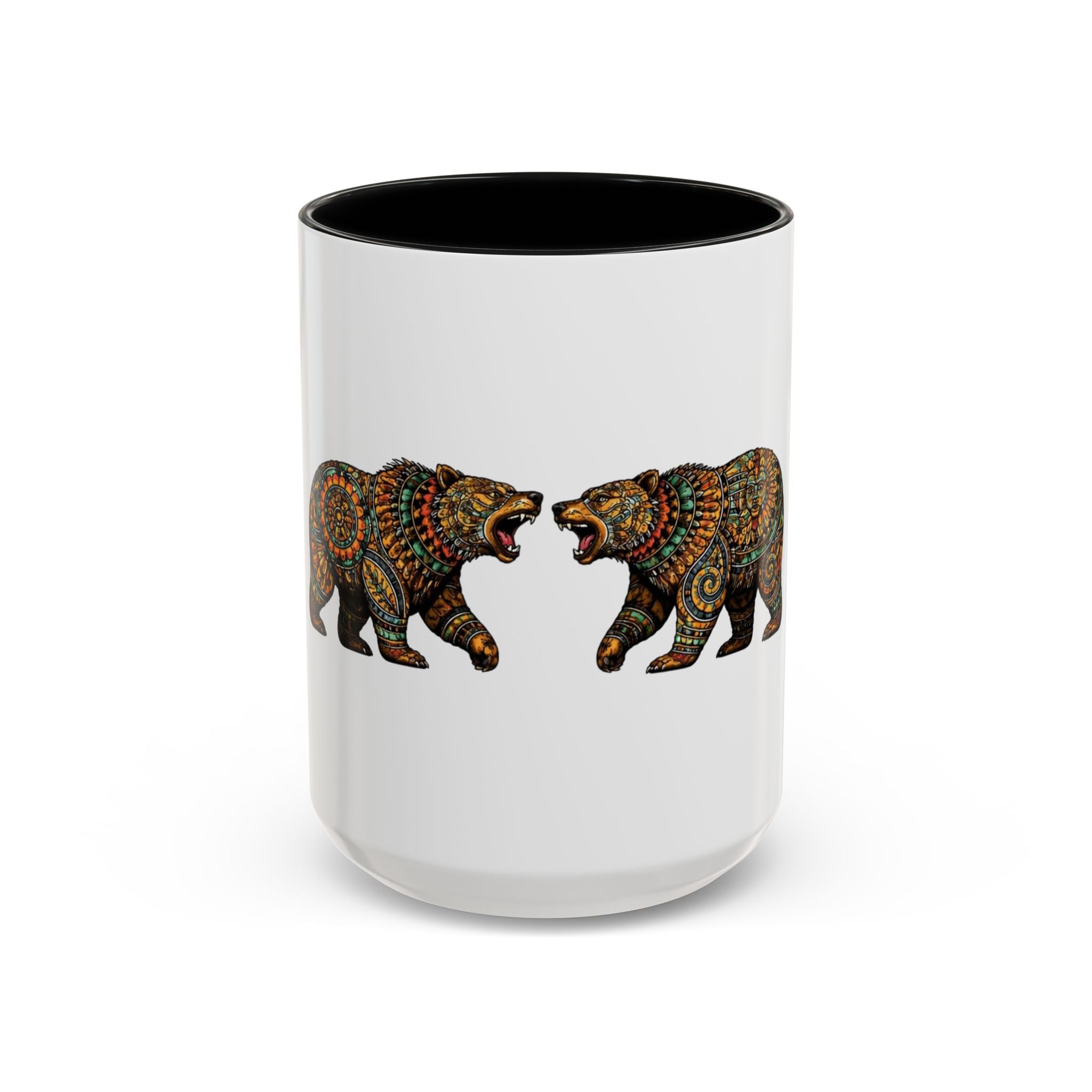 Aztec Bear Accent Coffee Mug – Jumbo 15oz
