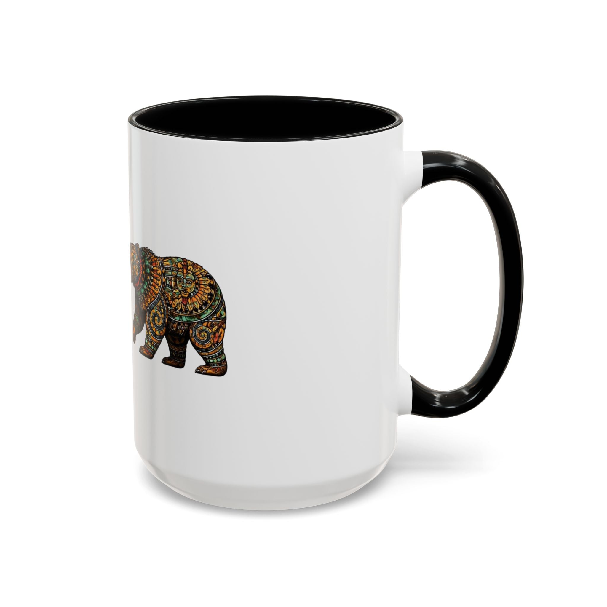 Aztec Bear Accent Coffee Mug – Jumbo 15oz