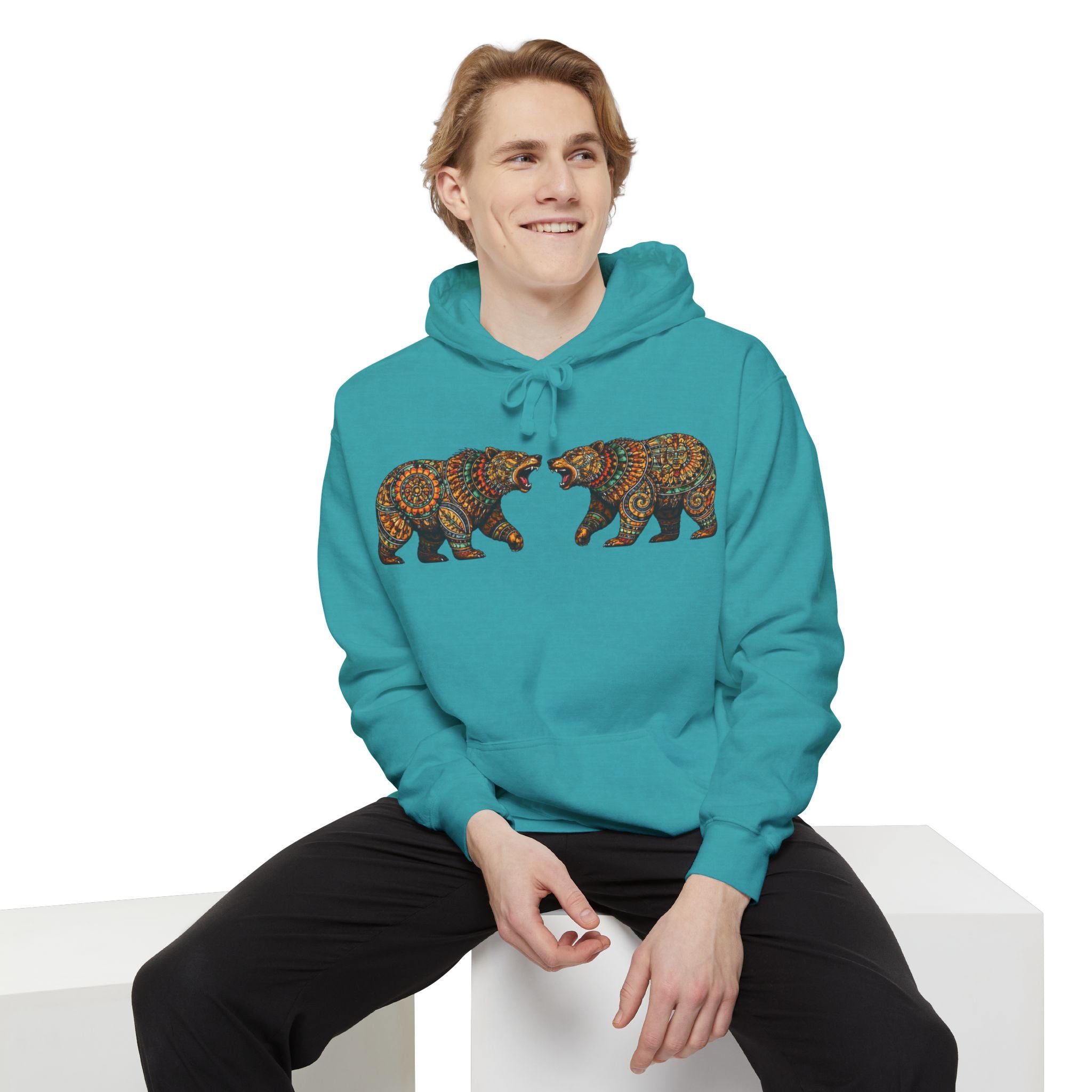 Oso Azteca Premium Hoodie