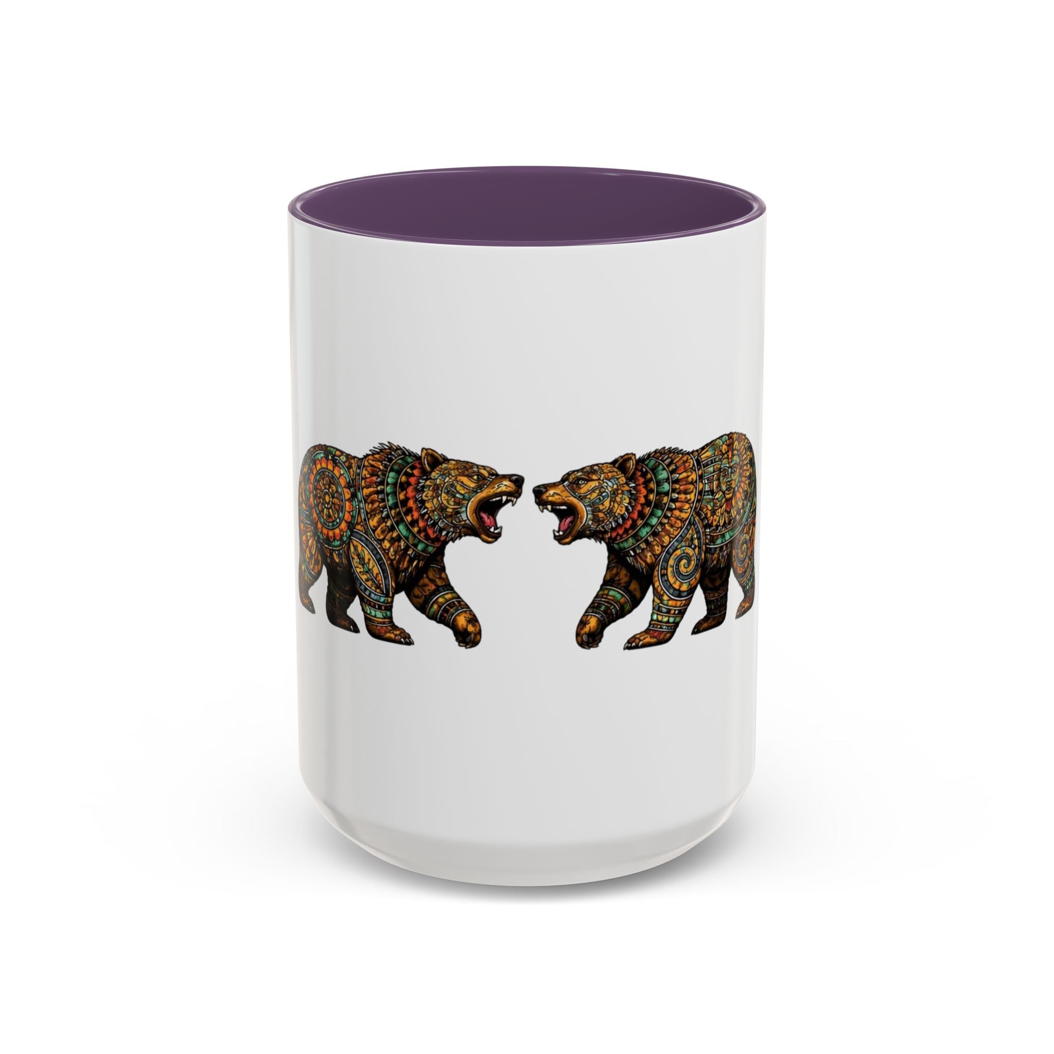 Aztec Bear Accent Coffee Mug – Jumbo 15oz