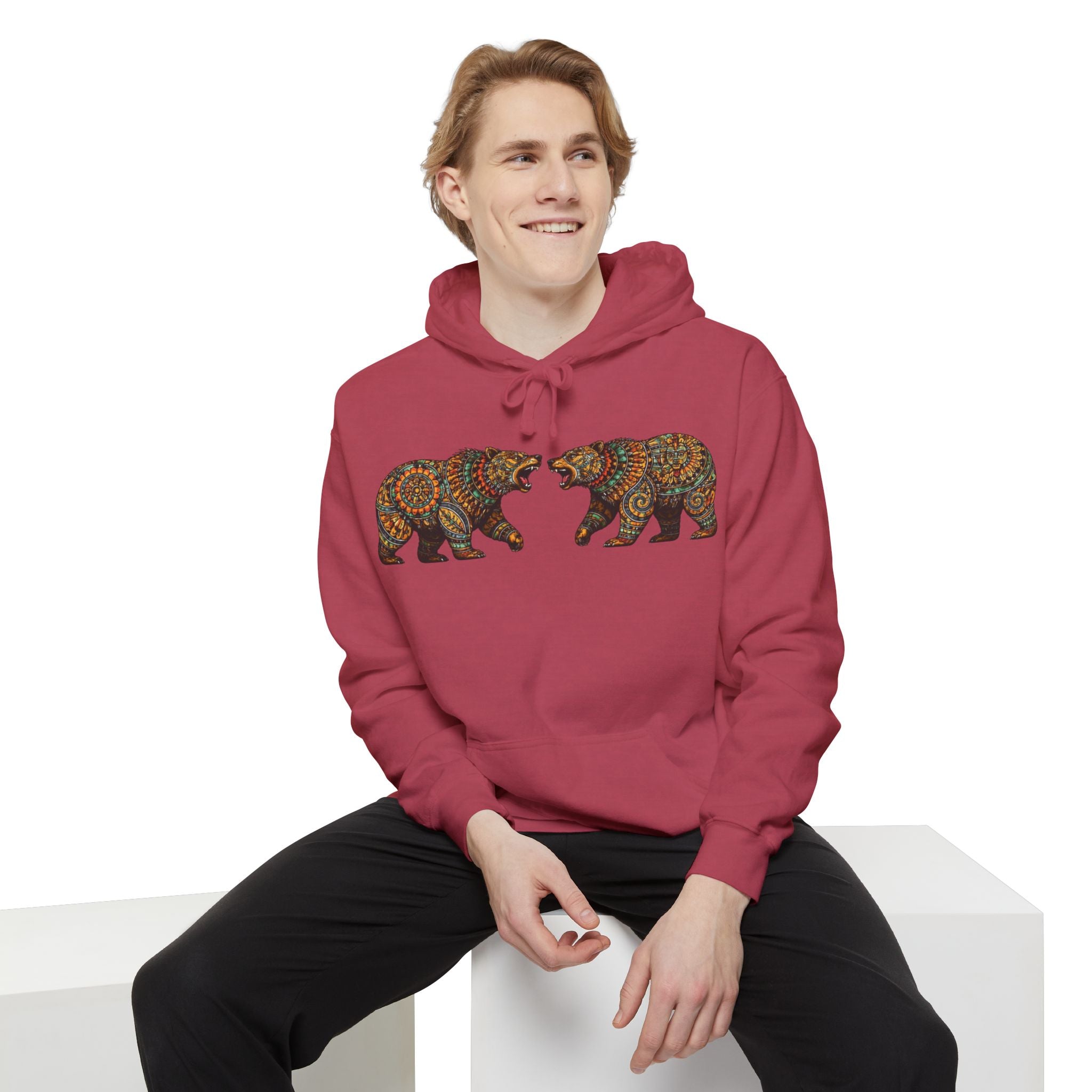 Oso Azteca Premium Hoodie