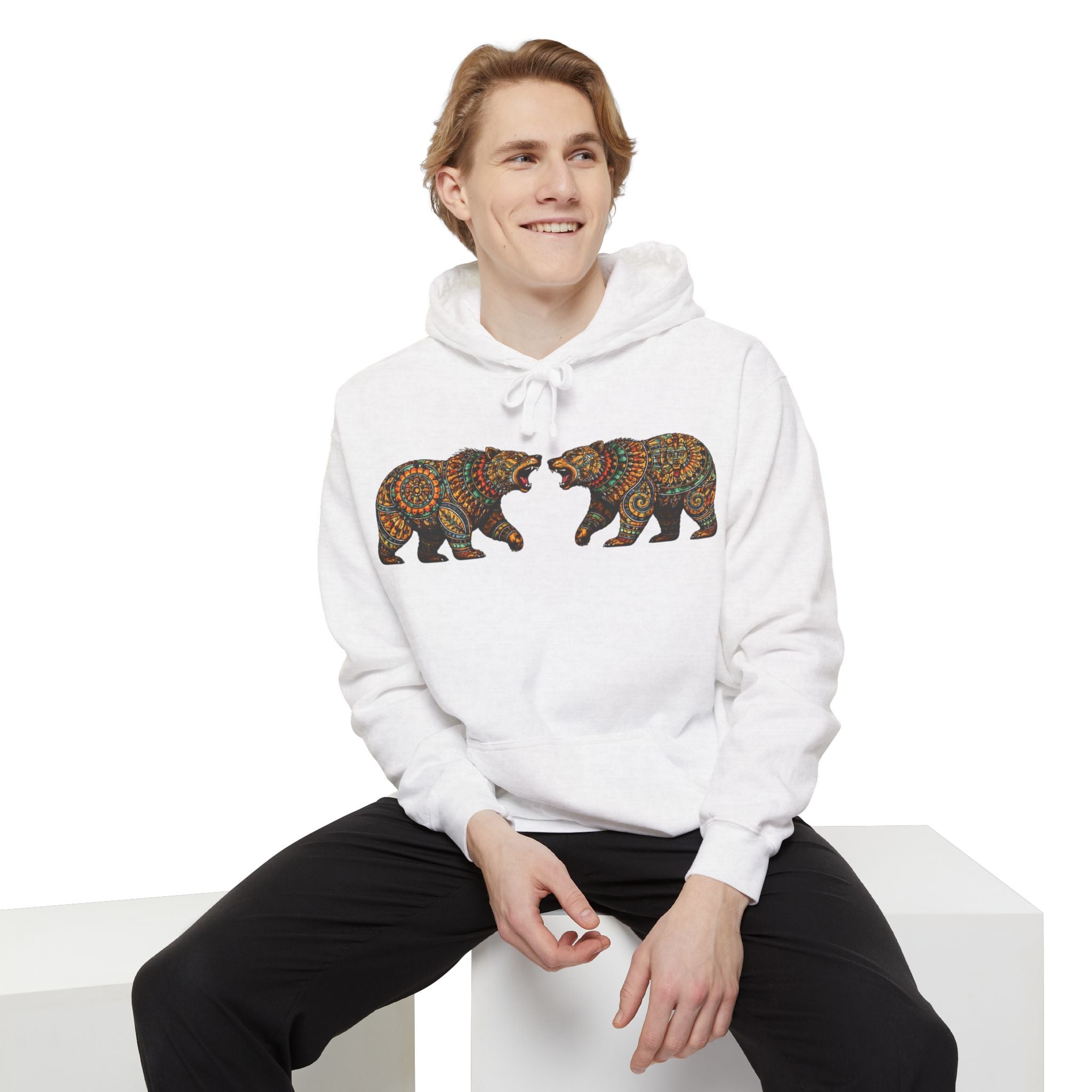 Oso Azteca Premium Hoodie