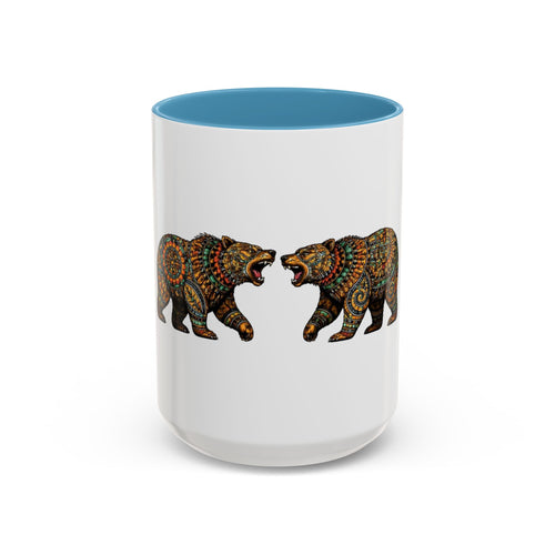 Aztec Bear Accent Coffee Mug – Jumbo 15oz